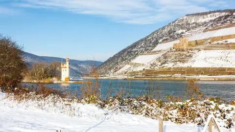Mäuseturm und Burg Ehrenfels im Oberen Mittelrheintal-placeholder
