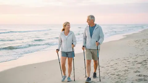 Nordic Walking am Strand-placeholder