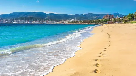 Strandpromenade der Playa de Palma-placeholder