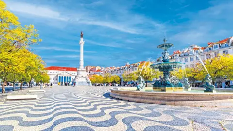 Rossio-Platz in Lissabon-placeholder