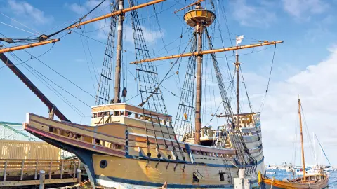 Das historische Schiff Mayflower II-placeholder