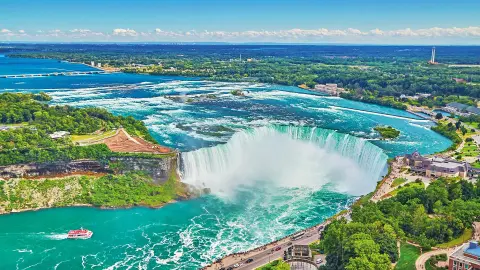 Blick auf die Niagarafälle-placeholder