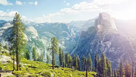 Fahrt durch das Yosemite-Tal-placeholder