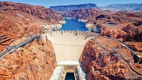 Hoover-Staudamm am Lake Mead-placeholder