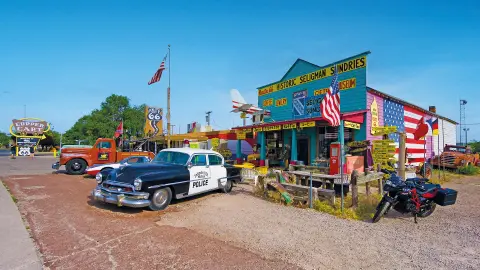 Seligman an der Route 66-placeholder