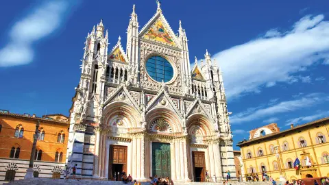 Dom zu Siena – aus grünem und weißem Marmor-placeholder