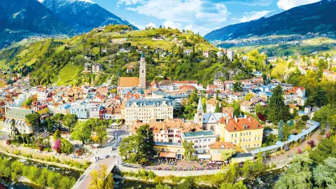 Blick auf Meran von oben-placeholder