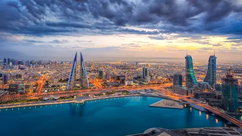 Manama Skyline bei Nacht-placeholder