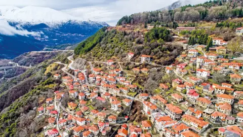 Panoramablick auf Metsovo-placeholder