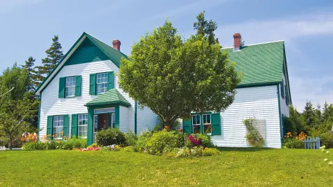 Grün-Weißes Haus von Anne of Green Gables-placeholder