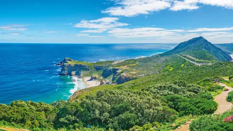 Blick vom Cape Point zum Kap der Guten Hoffnung-placeholder
