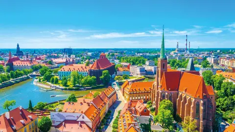 Blick auf Dom- & Sandinsel in Breslau-placeholder