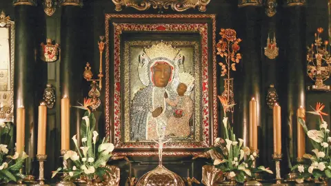 Schwarze Madonna im Kloster Jasna Góra-placeholder
