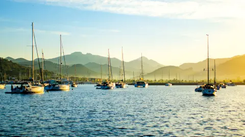 Sonnenuntergang am Hafen von Port d’Andratx-placeholder