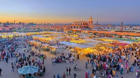 Platz Djemaa el-Fna in Marrakesch-placeholder