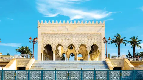 Mausoleum von Mohammed V. in Rabat mit trendtours -placeholder