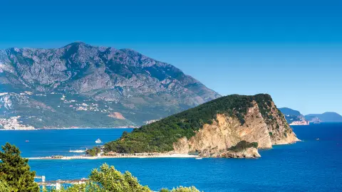 Bucht von Budva mit der Insel Sveti Nikola-placeholder