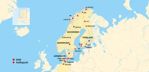 Nordkap und Lofoten Reiseroute-placeholder