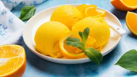 Köstliches Orangeneis inklusive-placeholder