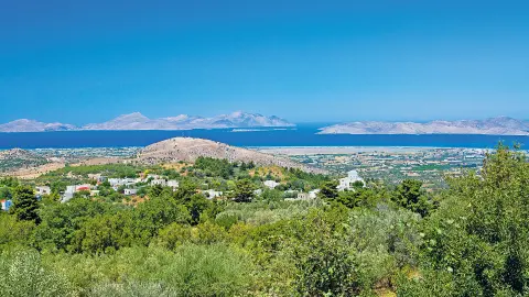 Traumhafter Ausblick vom Bergdorf Zia auf Kos-placeholder