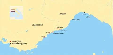 trendtours Riviera & Mehr Reiseroute-placeholder