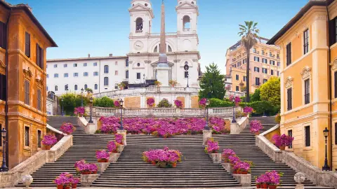 Spanische Treppe in Rom-placeholder