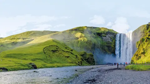 Skógafoss Wasserfall in Island-placeholder