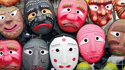 Traditionelle Hahoe-Masken-placeholder