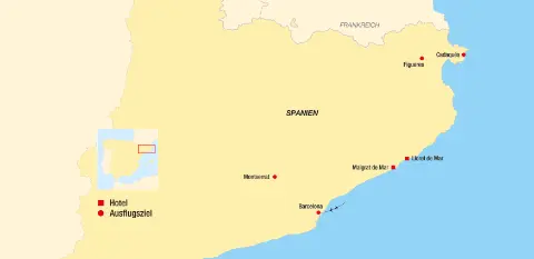 Trendtours Reiseroute an der Costa Brava-placeholder