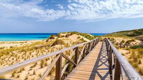 Strandweg in Cala Mesquida-placeholder