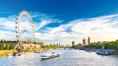 Themse-Fahrt vorbei am London Eye mit trendtours-placeholder