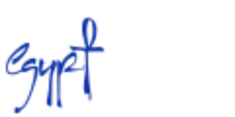 Blaues Ägypten logo verkleinert